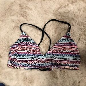 Patterned SO Bikini Top